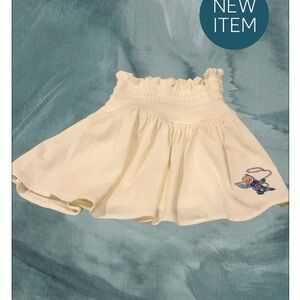 Disney Cream Smocked Skirt